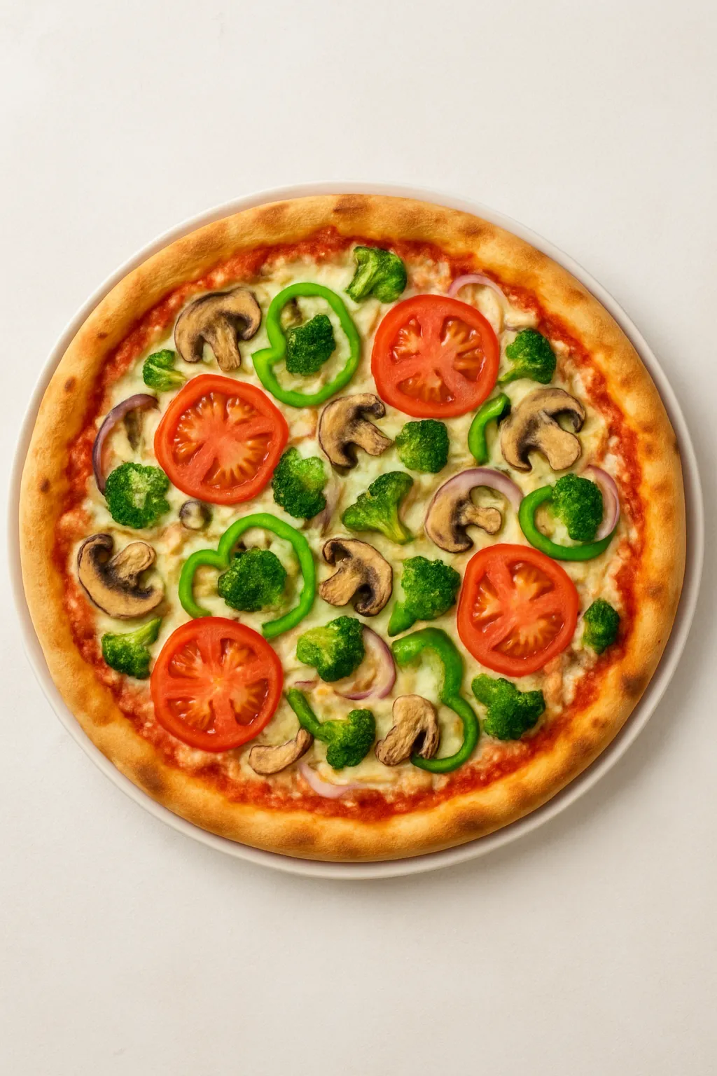 Veggie Delight Pizza at Select Pizza Calgary NE